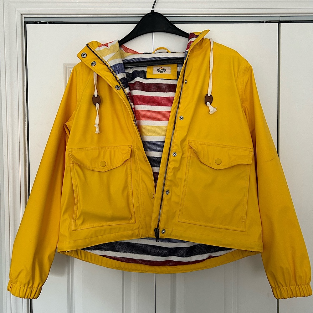 Small Marine Layer rain coat